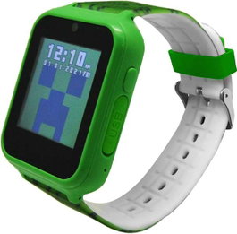 Kids Euroswan Reloj Juguete Interactivo Multifunción Minecraft para Niños, Edad 3-99 años, Emite Sonidos y Luces
