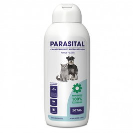 Zotal Parasital Champú Repelente para Perros y Gatos contra Garrapatas, Pulgas y Mosquitos - 400ml