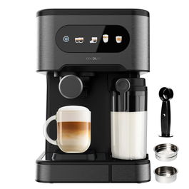 Cecotec Cafetera Express de Brazo Power Espresso 20 ColdBrew Latte 1350W 20bar negra