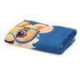 KioKids Toalla Playa Microfibra Safari fun Azul 75 x 150 cm