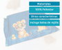 KioKids Toalla Playa Microfibra Safari fun Azul 75 x 150 cm