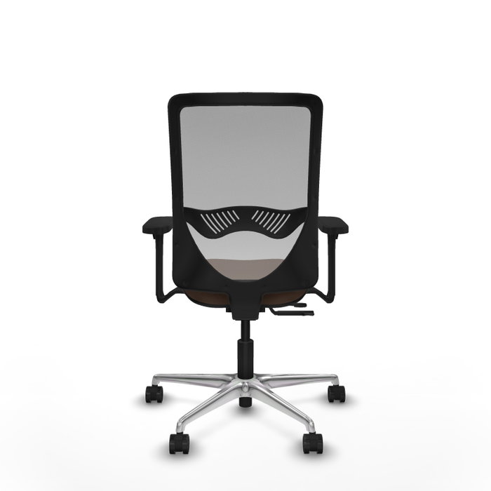 PIQUERAS Y CRESPO Silla de oficina Zulema con mecanismo Sincro/Traslack, Brazos 3D y Malla Gris