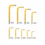 Workpro Juego de 9 llaves torx de seguridad, amarillo