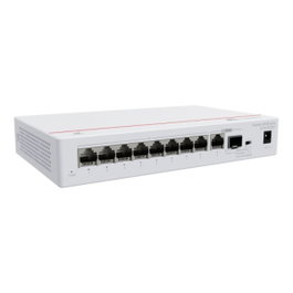 Huawei CloudEngine S110-8T2ST con 8 puertos 10/100/1000BASE-T, 1 puerto GE SFP y 1 puerto 10/100/1000BASE-T