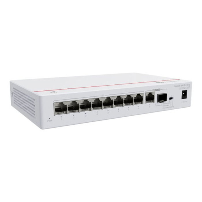 Huawei CloudEngine S110-8T2ST con 8 puertos 10/100/1000BASE-T, 1 puerto GE SFP y 1 puerto 10/100/1000BASE-T Huawei CloudEngine S110-8T2ST con 8 puertos 10/100/1000BASE-T, 1 puerto GE SFP y 1 puerto 10/100/1000BASE-T