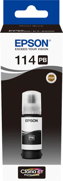Epson T114 Negro Foto Botella de Tinta 70 ml Epson T114 Negro Foto Botella de Tinta 70 ml