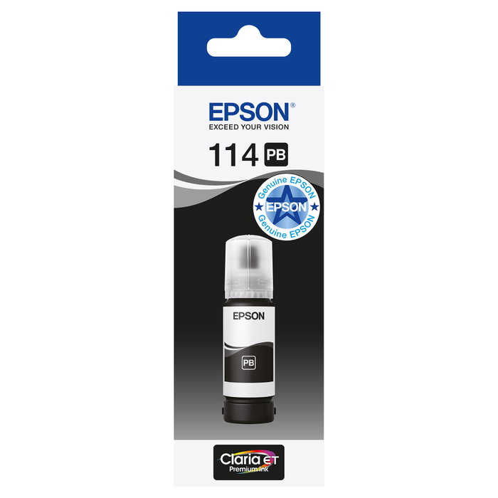 Epson Botella de Tinta T114 Negro Photo 70 ml