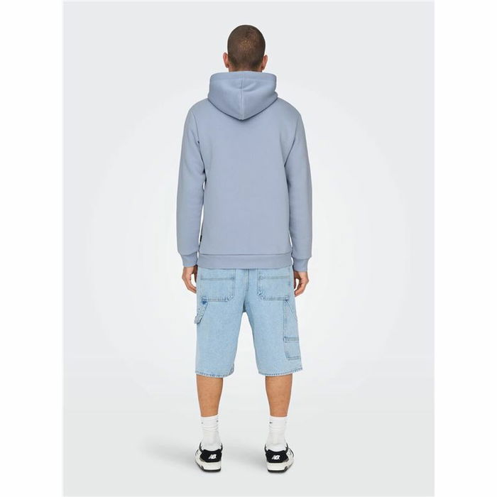 Sudadera con Capucha Hombre Only & Sons Onsceres Eventide Agua 124 Vibrant