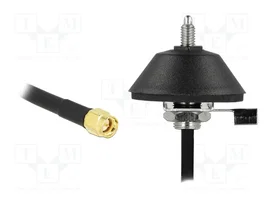 DeLOCK Base de antena M6 con cable RG-58 C/U de 3 m y conector SMA