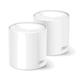 TP-LINK Deco X50 Mesh Wi-Fi System, Sistema de malla para toda la casa, 2-Pack, Blanco