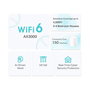 TP-Link Deco X50 (2-Pack) AX3000 Sistema Mesh Wi-Fi 6 para Toda la Casa, Blanco, 574 + 2402 Mbps, Control Parental, 3 Puertos LAN