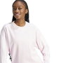 Sudadera sin Capucha Mujer Adidas 3S Ft Rosa claro