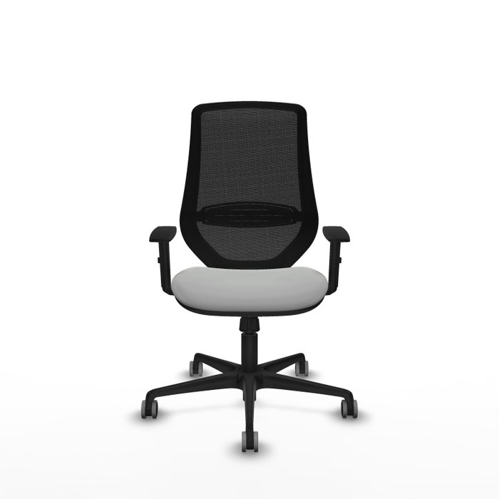 PIQUERAS Y CRESPO Silla de oficina Mardos con mecanismo Sincro, Gris claro y Negro PIQUERAS Y CRESPO Silla de oficina Mardos con mecanismo Sincro, Gris claro y Negro