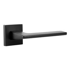 HERRAJES ALK Roseta Zamak Modelo Zet 51X51 Acabado Negro Mate Niquel Satinado Negro