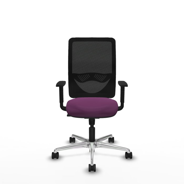 PIQUERAS Y CRESPO Silla de oficina Zulema con mecanismo Sincro, Morado y Negro PIQUERAS Y CRESPO Silla de oficina Zulema con mecanismo Sincro, Morado y Negro
