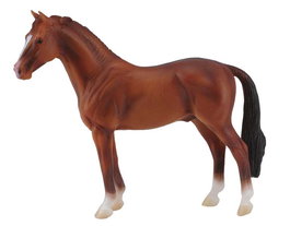 Collecta Semental Hannoveriano Castaño -XL- 88432 Réplica a escala de juguete educativo