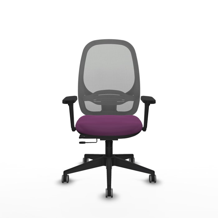 PIQUERAS Y CRESPO Silla de oficina Cilanco con mecanismo Sincro/Traslack, Morado y Gris PIQUERAS Y CRESPO Silla de oficina Cilanco con mecanismo Sincro/Traslack, Morado y Gris