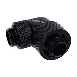Alphacool K Eiszapfen Conector 90 Grados G1/4 a 16/10mm Giratorio Negro