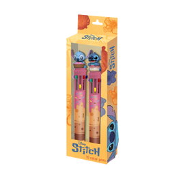 Karactermania Pack de 2 Bolígrafos 10 Colores Lilo y Stitch Mix