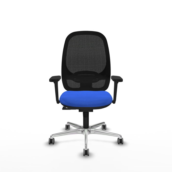 PIQUERAS Y CRESPO Silla de oficina Cilanco Azul con Malla Negra PIQUERAS Y CRESPO Silla de oficina Cilanco Azul con Malla Negra