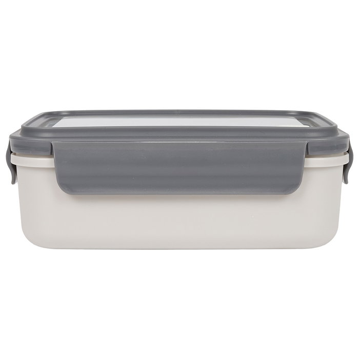 Cook Concept Fiambrera Take Away 3 Compartimentos 1.2L Bicolor con Válvula y Tenedor 2 en 1, Gris/Azul Verdoso, 21x15x7.5 cm Cook Concept Fiambrera Take Away 3 Compartimentos 1.2L Bicolor con Válvula y Tenedor 2 en 1, Gris/Azul Verdoso, 21x15x7.5 cm