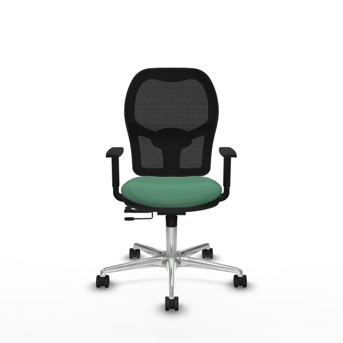 PIQUERAS Y CRESPO Silla de oficina Jorquera Verde Esmeralda y Negro