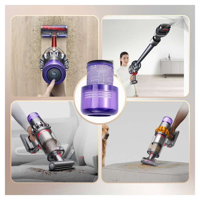 Extralink Juego de 3 filtros para Dyson V11/SV14/SV15/SV16/SV17