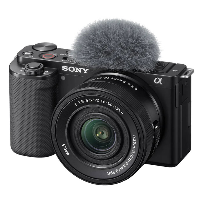 Sony ZV-E10 con lente 16-50mm F3.5-5.6 OSS II Kit Sony ZV-E10 con lente 16-50mm F3.5-5.6 OSS II Kit