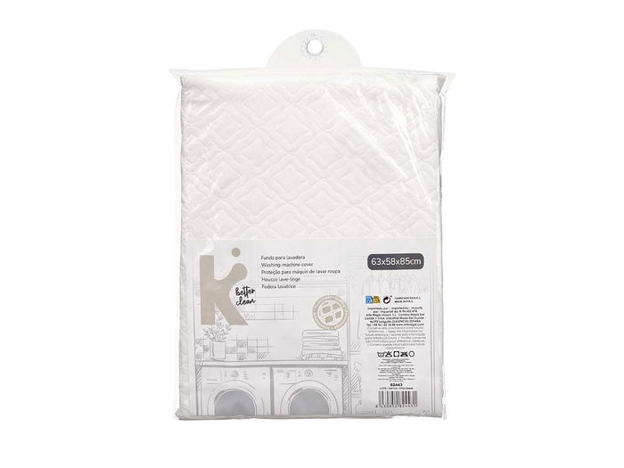 Arte Regal Funda Lavadora Acolchada Blanca 63 x 58 x 85 cm (Set de 12)