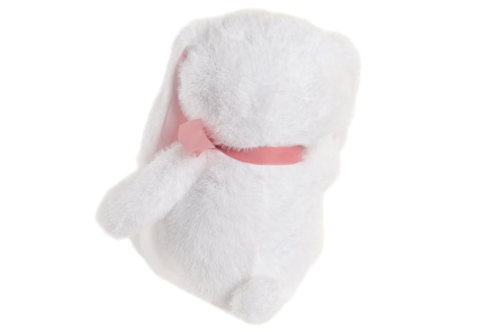 DKD Home Decor Peluche Baby Beige Blanco 29 x 32 x 25 cm (4 Unidades)