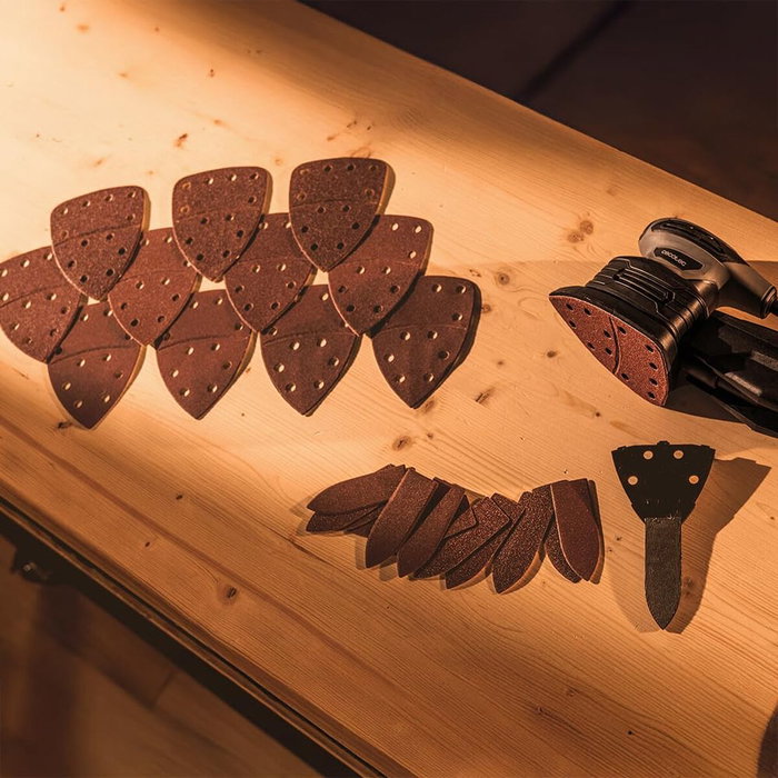 Cecotec Lijadora orbital delta 180W PerfectSurface 180 Delta con depósito y accesorios