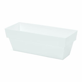 Plastiken Jardinera Limited Blanco 12 x 30 cm