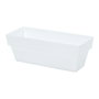 Plastiken Jardinera Limited, Blanco, 12 x 30 cm