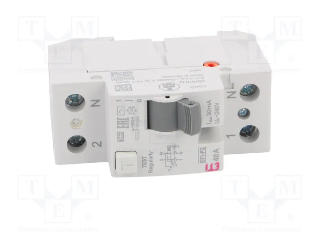 ETI POLAM EFI-P2 AC 40/0.03 Interruptor Diferencial 40A 30mA 2 Polos