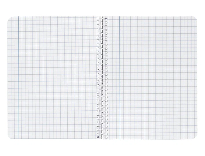 Liderpapel Cuaderno Espiral Cuarto Tapa Blanda 80 Hojas Cuadro 6mm 60gr Colores Surtidos