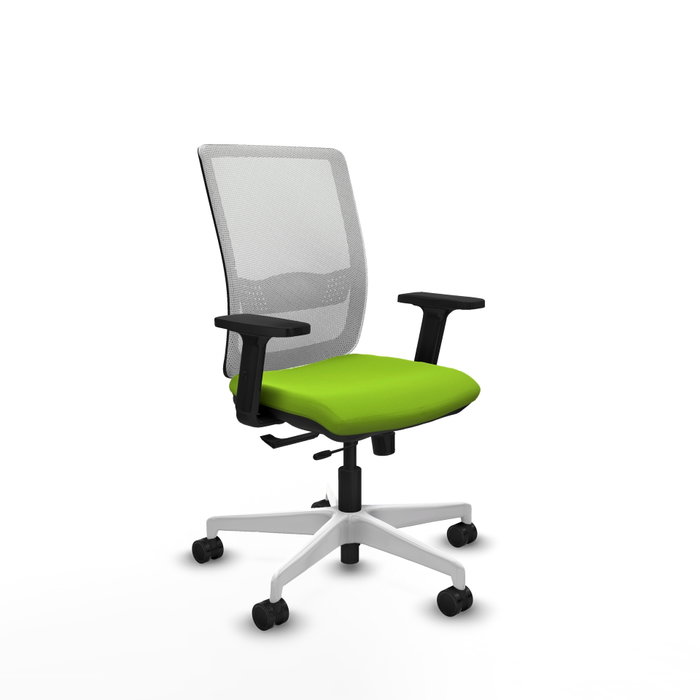 PIQUERAS Y CRESPO Silla de oficina Haches color Pistacho y Blanco PIQUERAS Y CRESPO Silla de oficina Haches color Pistacho y Blanco