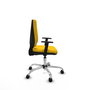 PIQUERAS Y CRESPO Silla de oficina Elche Amarillo con Brazos 1D