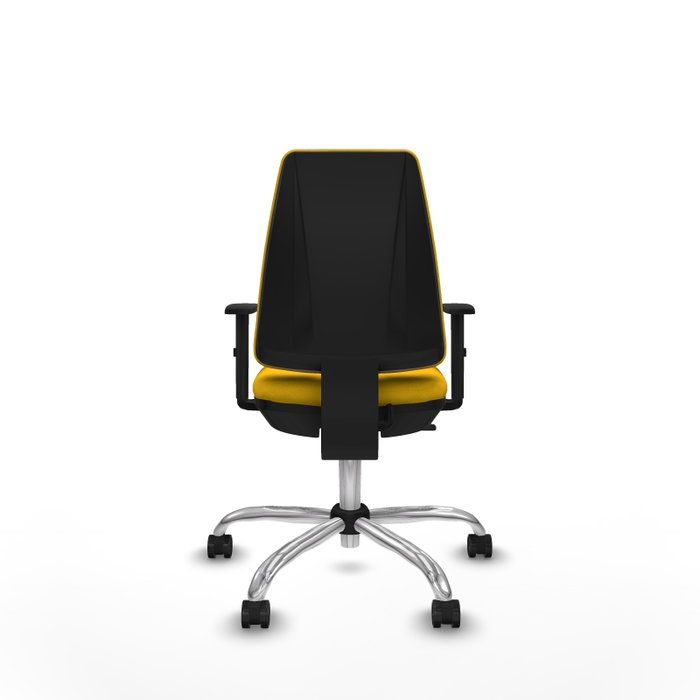 PIQUERAS Y CRESPO Silla de oficina Elche Amarillo con Brazos 1D PIQUERAS Y CRESPO Silla de oficina Elche Amarillo con Brazos 1D