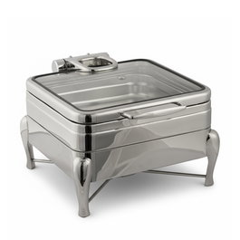 Nantong Tongmei Chafing Dish, Chaffing Dish de Acero Inoxidable con Acabado Pulido Espejo, 65 cm Largo x 38 cm Ancho x 35 cm Alto