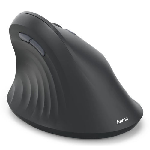 Hama EWM-500R Ratón Vertical Ergonómico Inalámbrico Negro