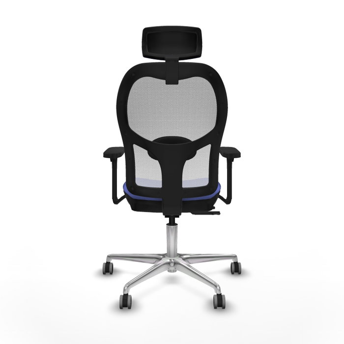 PIQUERAS Y CRESPO Silla de oficina Jorquera con mecanismo Sincro/Traslack Azul claro y Blanco PIQUERAS Y CRESPO Silla de oficina Jorquera con mecanismo Sincro/Traslack Azul claro y Blanco