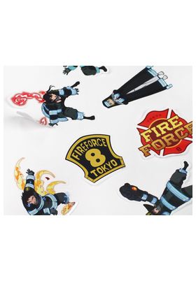 Fire Force Set Pegatinas Fire Force