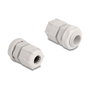 DeLOCK Prensa cables M12 gris, pack de 10 unidades