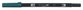 Tombow ABT-277 Rotuladores de Doble Punta Pincel y Fina Verde Oscuro (Set de 6)