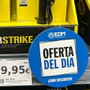 EDM Señalización Promocional Wobbler Circular Ø10 cm para Oferta del Día - Fondo Azul Marino