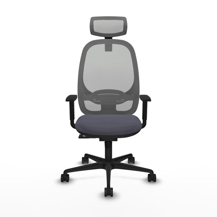 PIQUERAS Y CRESPO Silla de oficina Cilanco Gris con Mecanismo Sincro