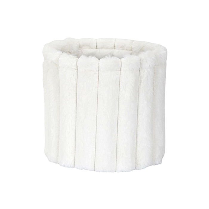 Home Deco Factory Juego de 3 Cestas Efecto Pelo Colección Cocooning Poliester