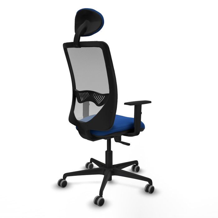 PIQUERAS Y CRESPO Silla de oficina Zulema con mecanismo Sincro, Azul y Gris PIQUERAS Y CRESPO Silla de oficina Zulema con mecanismo Sincro, Azul y Gris