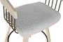 DKD Home Decor Silla Scandi Gris 51 x 55 x 76.5 cm