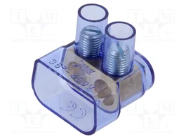 BM GROUP Bloque de bornas de alimentación azul de 450V para conducto